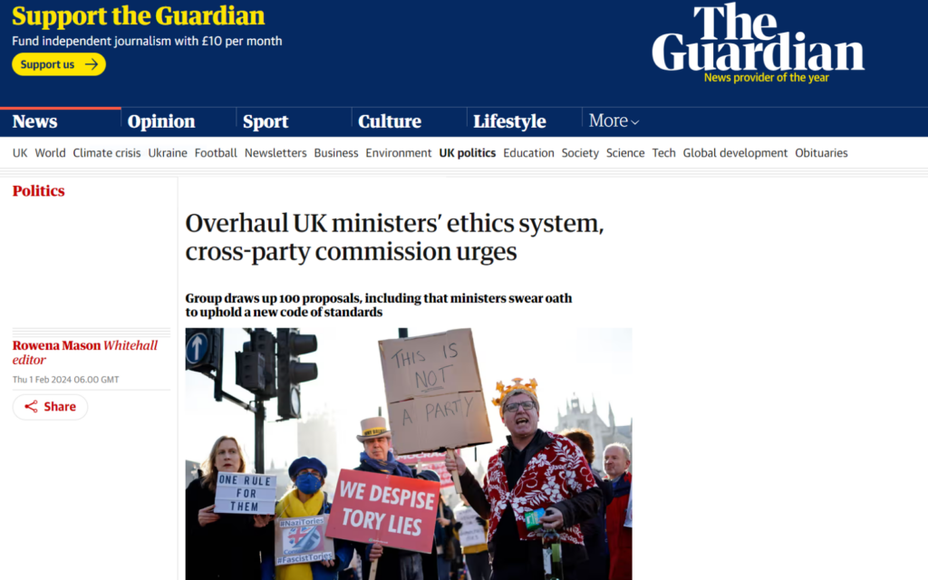 An article in The Guardian about the project's report.
